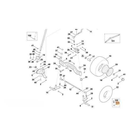STIHL   Nakrętka zabezpieczająca M10 9214 261 1305